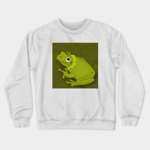 The Frog Crewneck Sweatshirt by AndrewValdezVisuals